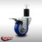 Service Caster 3.5'' SS Blue Poly Swivel 1-3/4'' Expanding Stem Caster Total Lock Brake SCC-SSEXTTL20S3514-PPUB-BLUE-134 - alternate 2